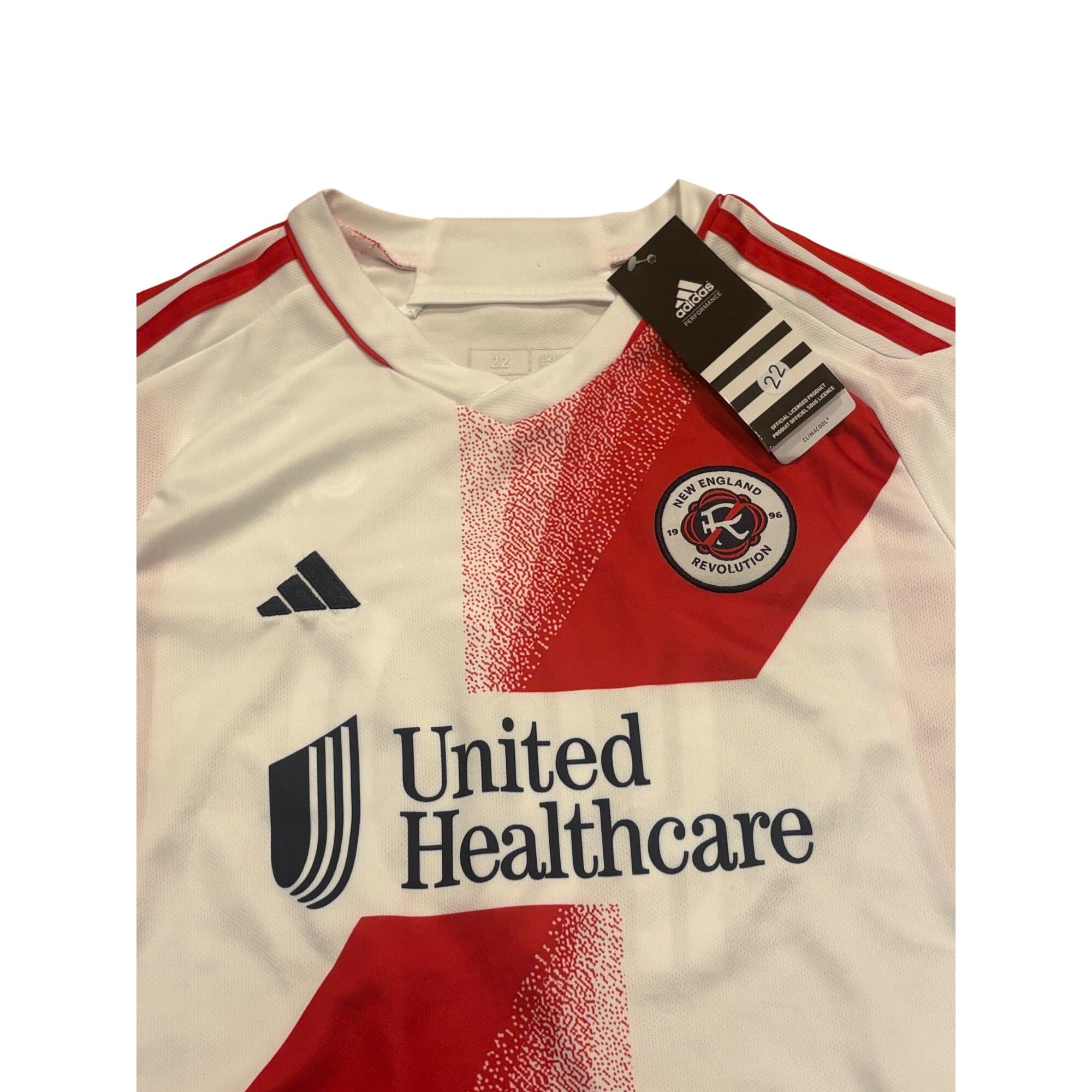 Adidas 2023 New England Revolution Charles Gil #10 MLS Away Kit Soccer Jersey YL