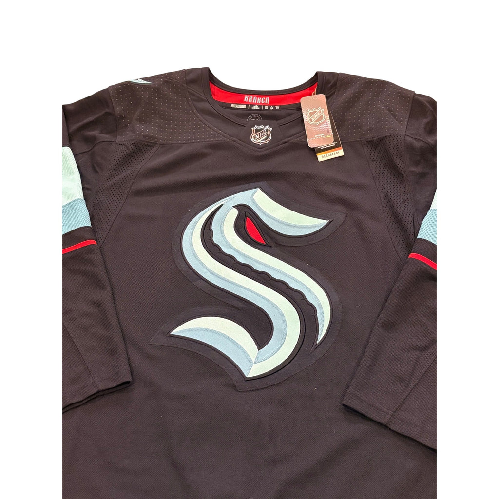 Adidas Authentic Primegreen Seattle Kraken Home NHL Hockey Jersey Men's 50 NWT