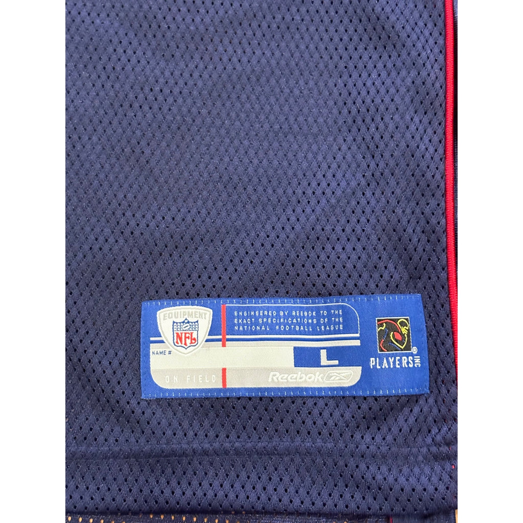 Reebok New England Patriots Richard Seymour #93 Blue NFL Jersey Men's Large