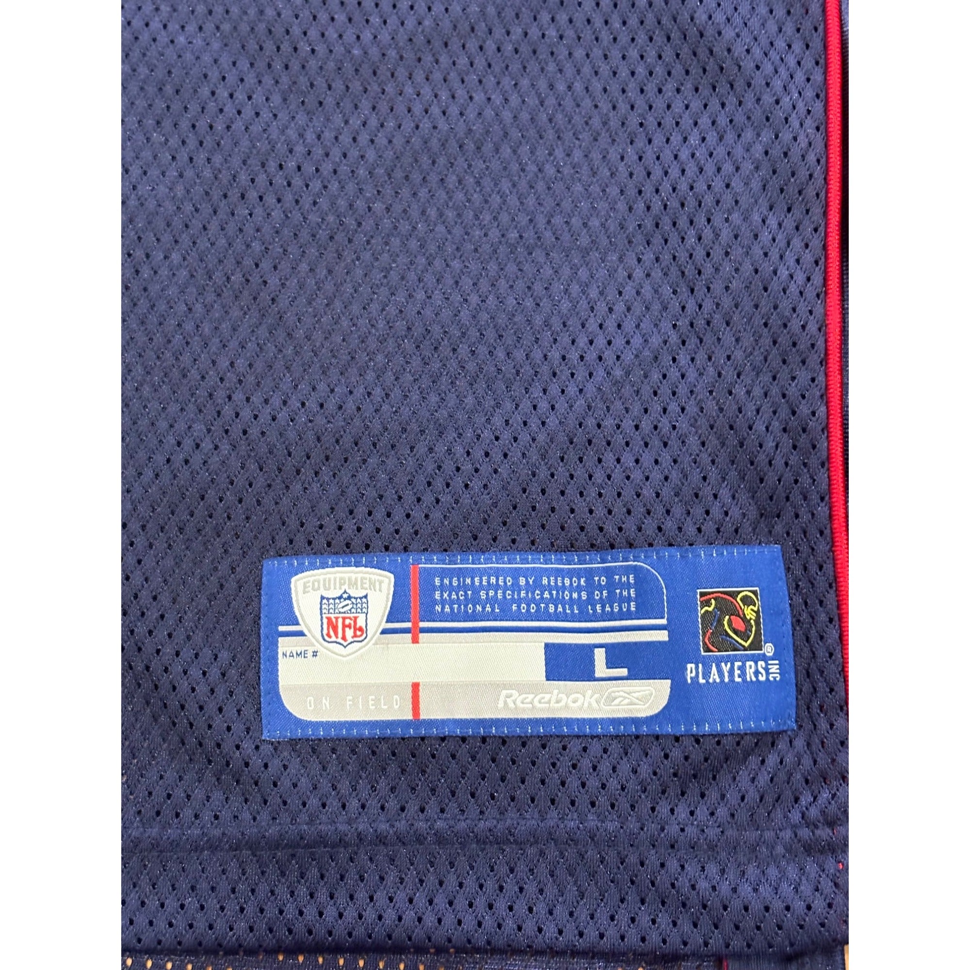 Reebok New England Patriots Richard Seymour #93 Blue NFL Jersey Men's Large