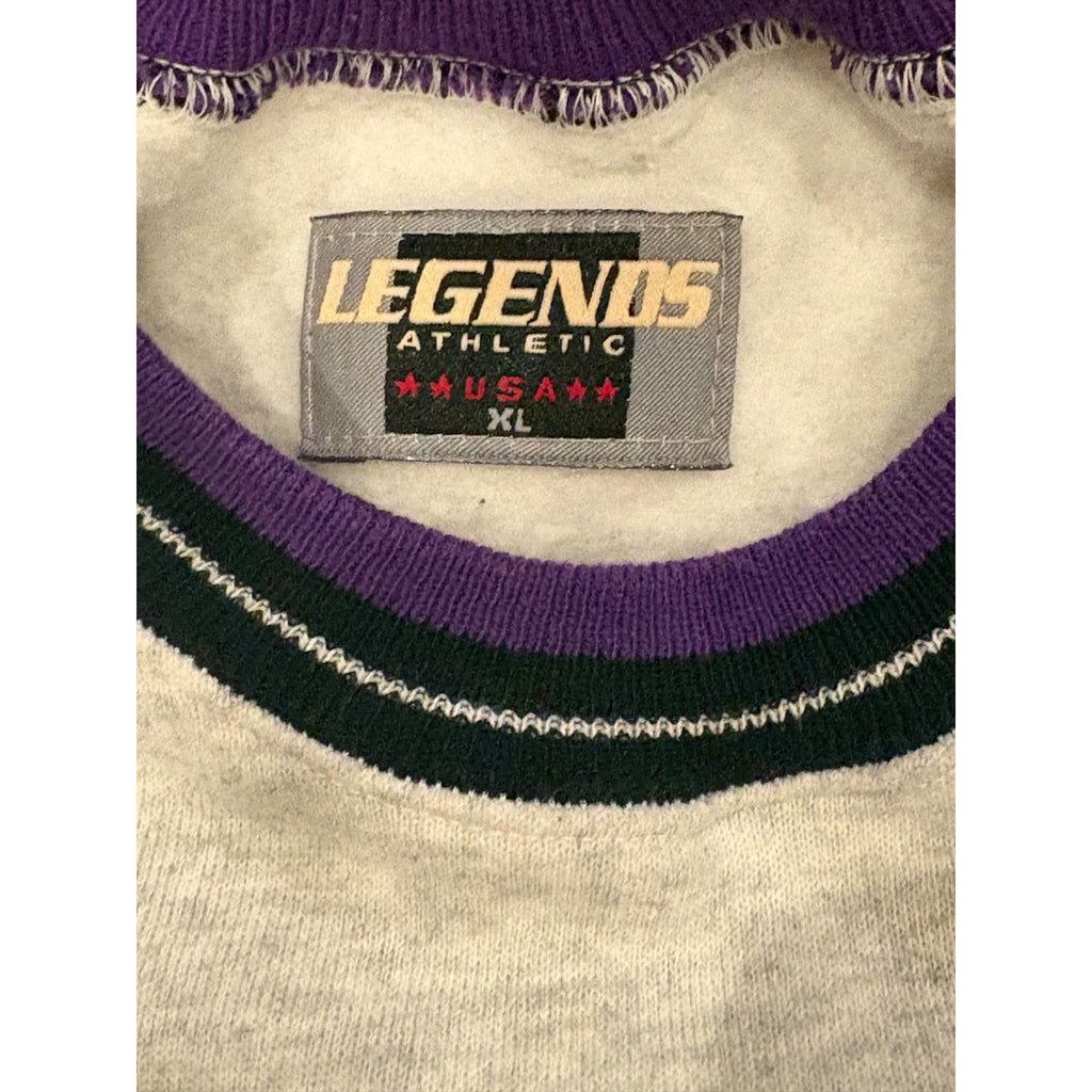 Vtg 90s Legends Athletic Baltimore Ravens Original Logo Crewneck Sweatshirt XL