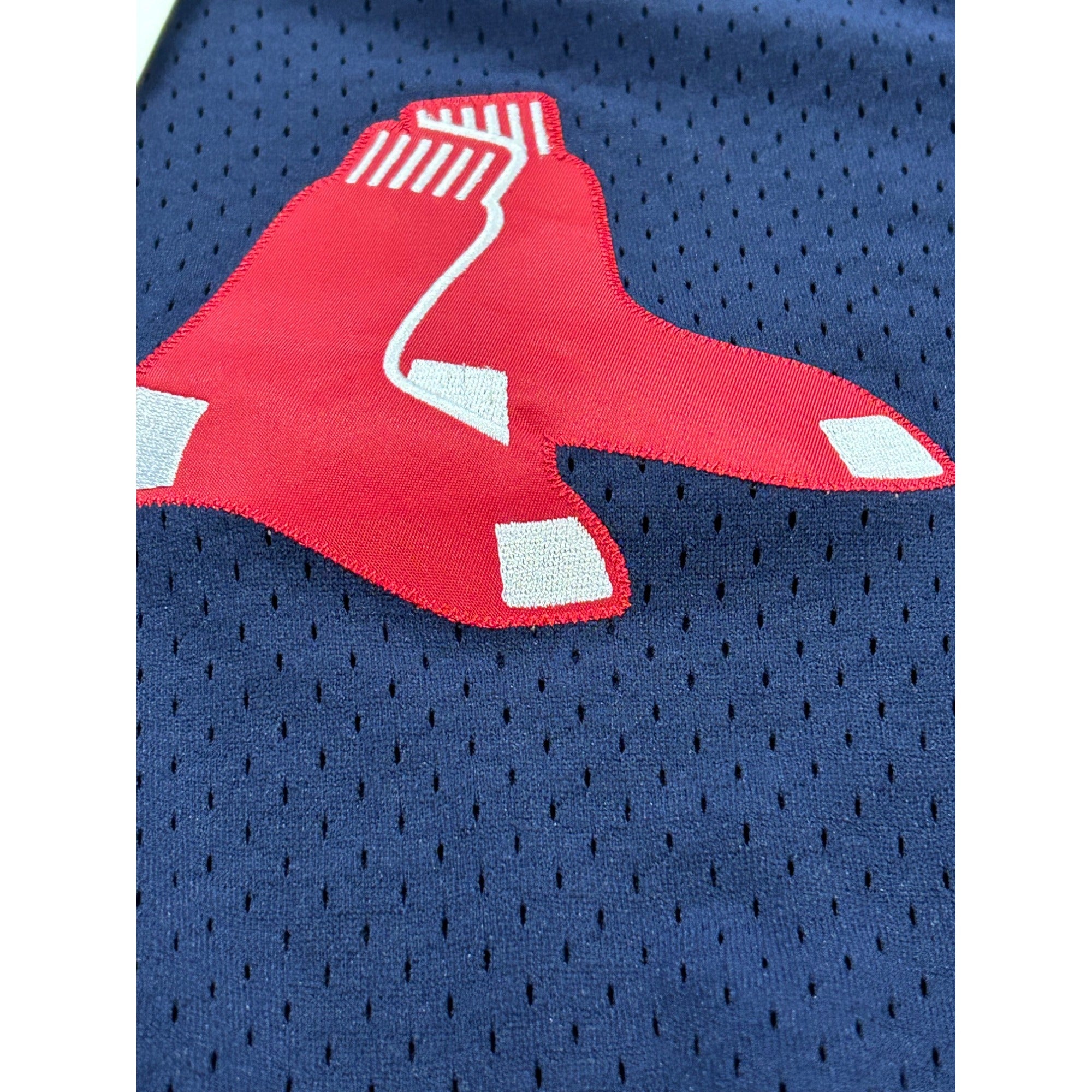 Mitchell & Ness 1988 Boston Red Sox 1/4 Zip Batting Practice Jersey Blue Small