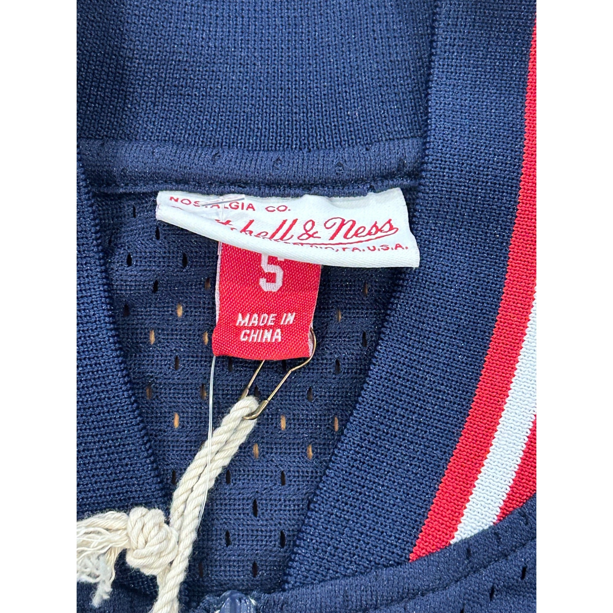 Mitchell & Ness 1988 Boston Red Sox 1/4 Zip Batting Practice Jersey Blue Small