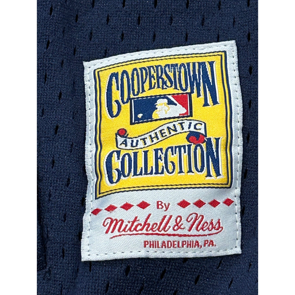 Mitchell & Ness 1988 Boston Red Sox 1/4 Zip Batting Practice Jersey Blue Small