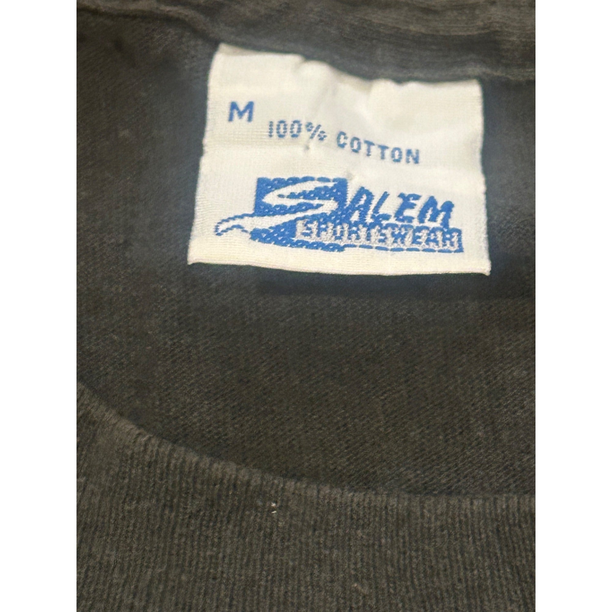 Vintage 1990's Salem Sportswear Los Angeles Lakers Single Stitch T-Shirt Medium