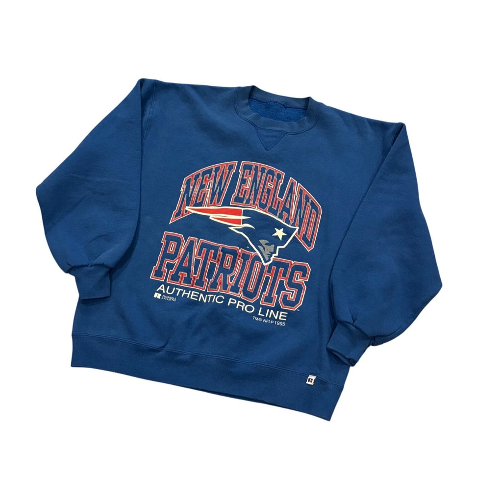Vintage 1995 Russell Athletic New England Patriots NFL Pro Line Sweatshirt Large