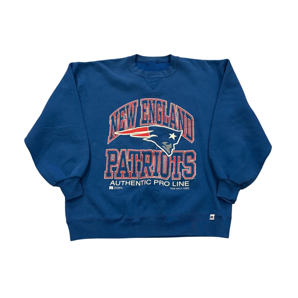 Vintage 1995 Russell Athletic New England Patriots NFL Pro Line Sweatshirt Large