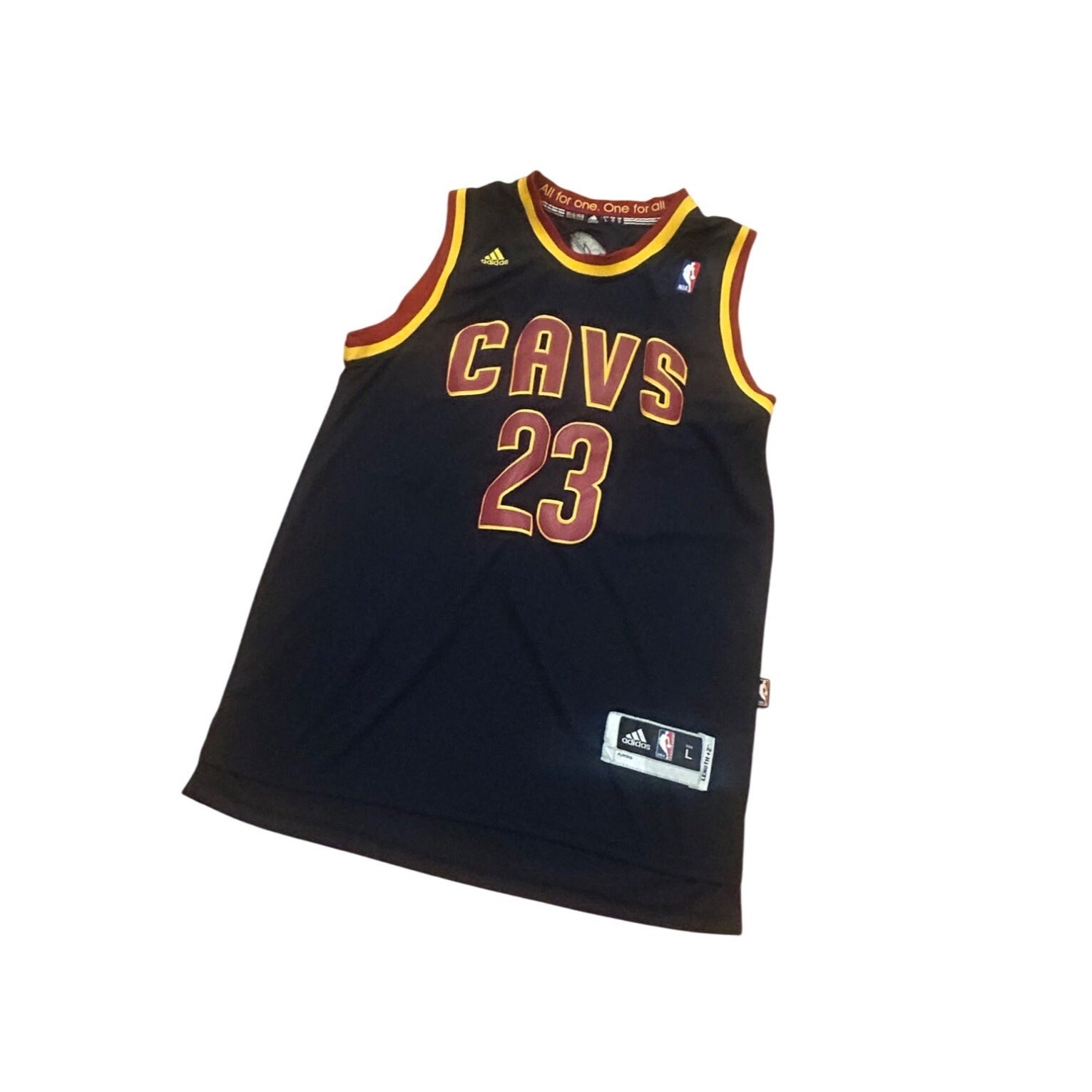Adidas Cleveland Cavaliers Lebron James #23 NBA Jersey Men's Large Length +2