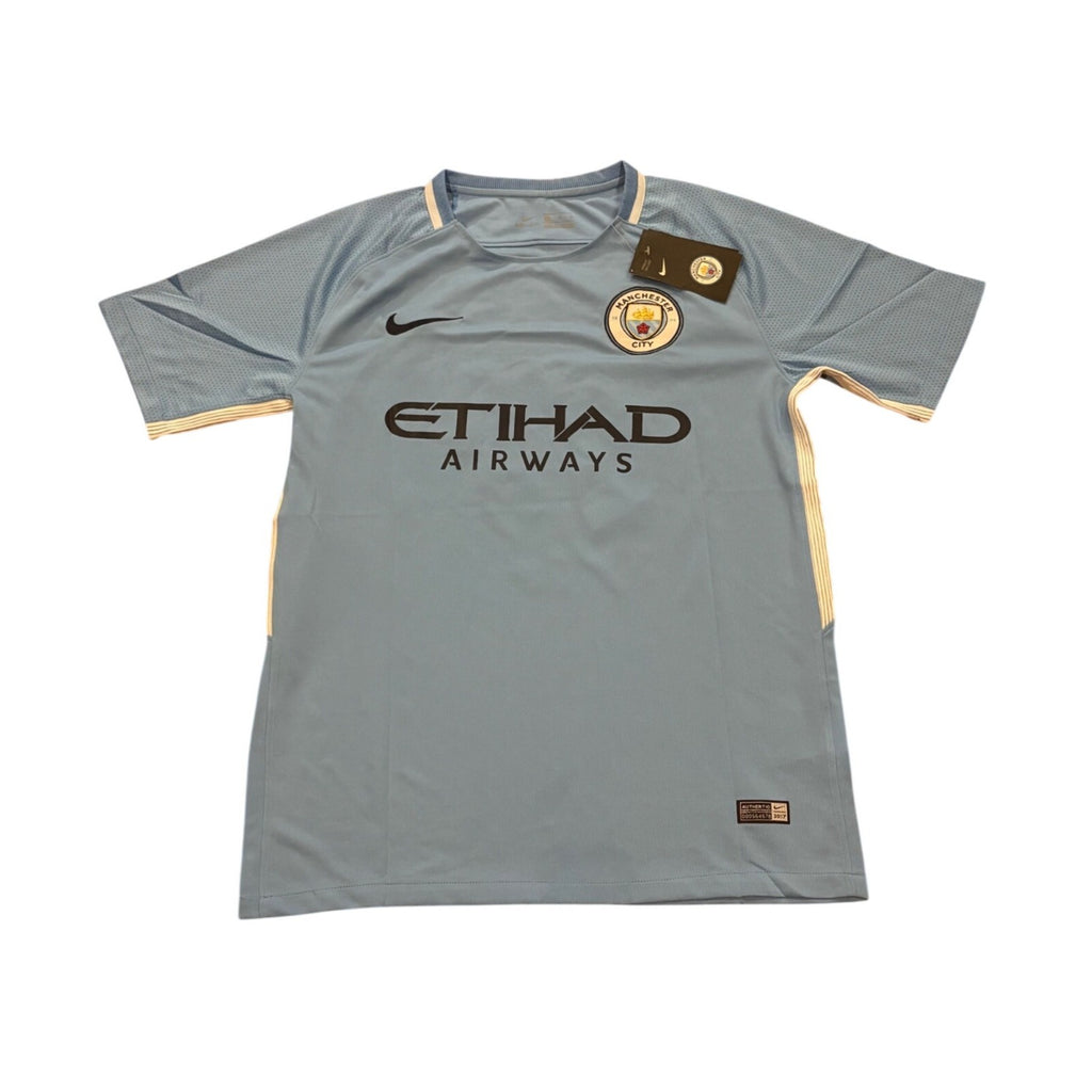 Nike 2017/18 Manchester City Kevin De Bruyne #17 Home Kit Soccer Jersey Medium