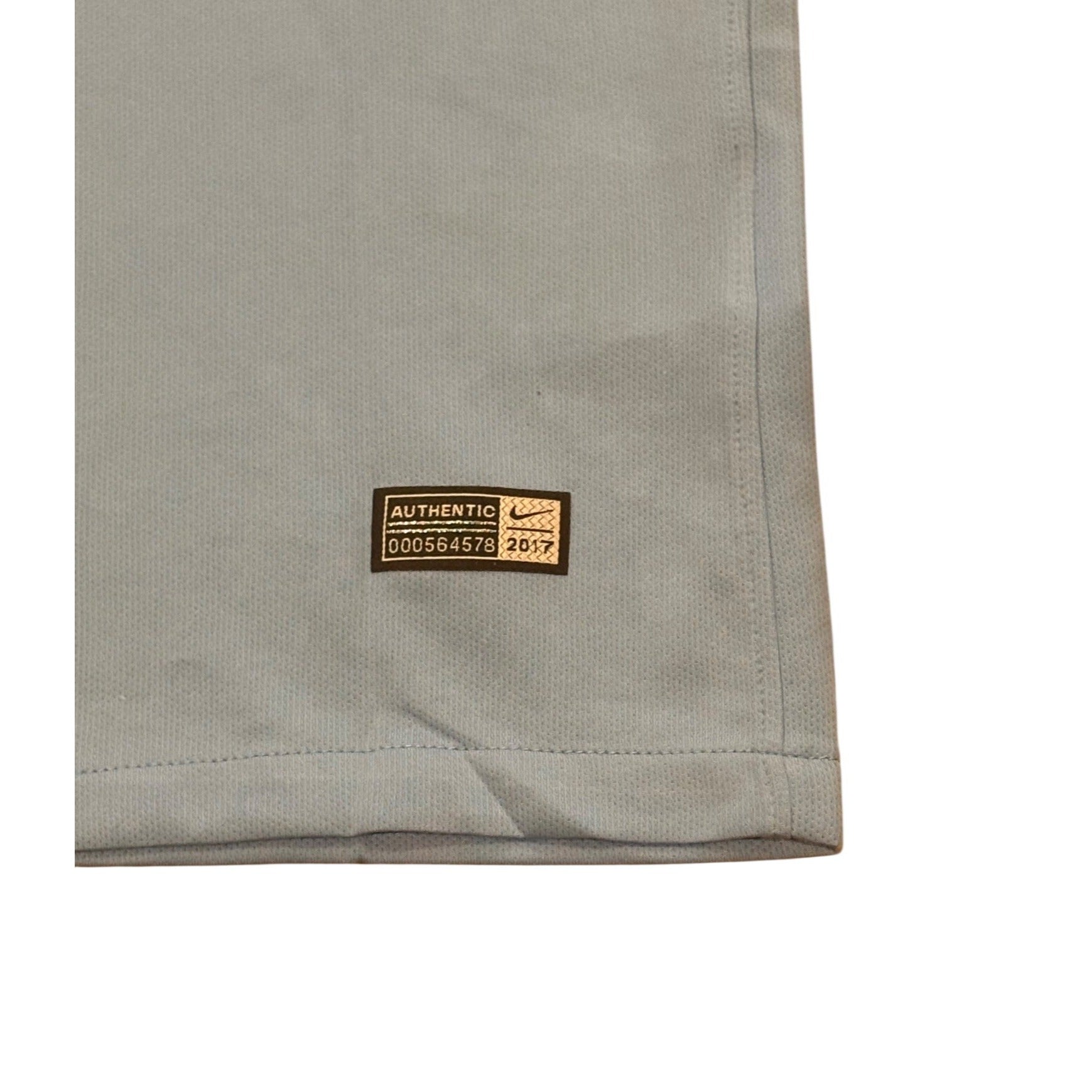 Nike 2017/18 Manchester City Kevin De Bruyne #17 Home Kit Soccer Jersey Medium