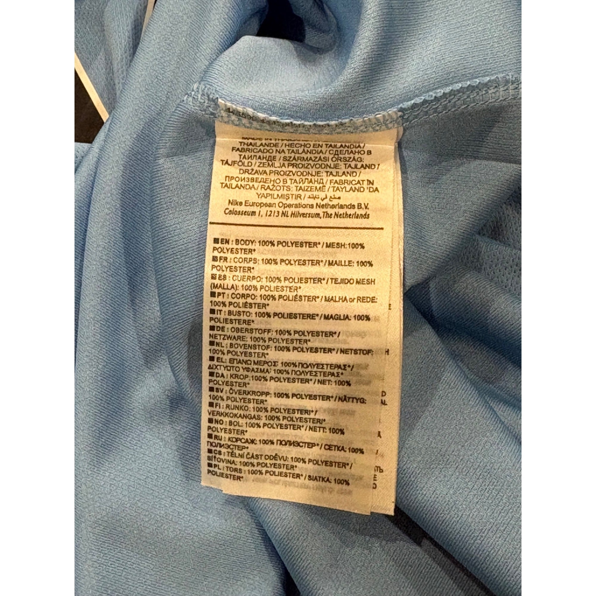 Nike 2017/18 Manchester City Kevin De Bruyne #17 Home Kit Soccer Jersey Medium