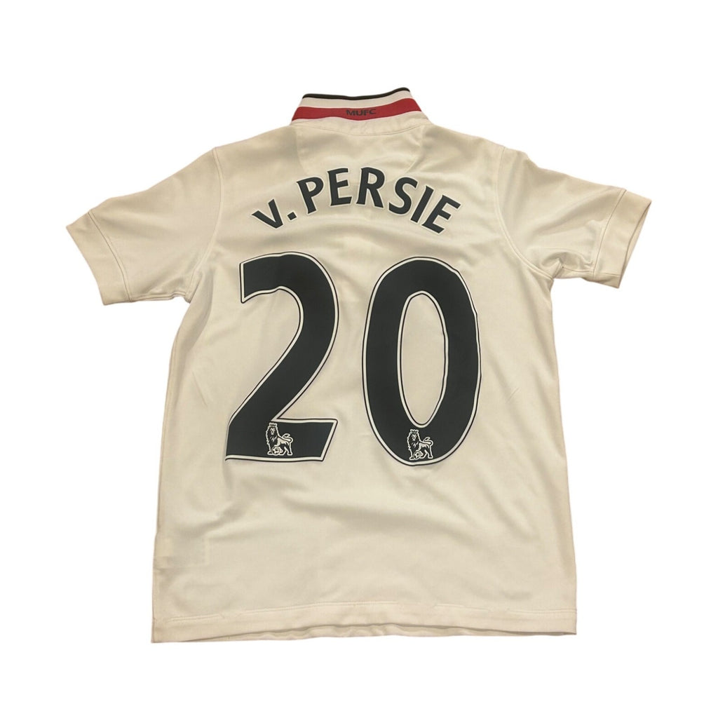 Nike 2014-2015 Manchester United Robin van Persie #20 Away Kit Soccer Jersey YL
