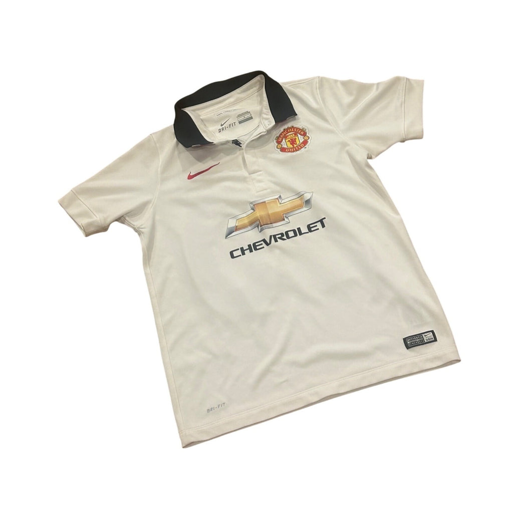 Nike 2014-2015 Manchester United Robin van Persie #20 Away Kit Soccer Jersey YL