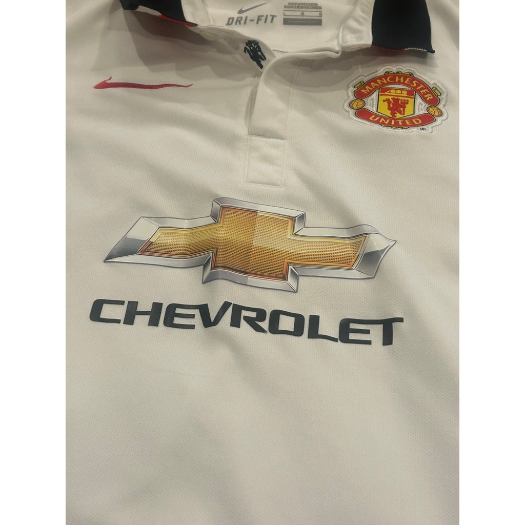 Nike 2014-2015 Manchester United Robin van Persie #20 Away Kit Soccer Jersey YL