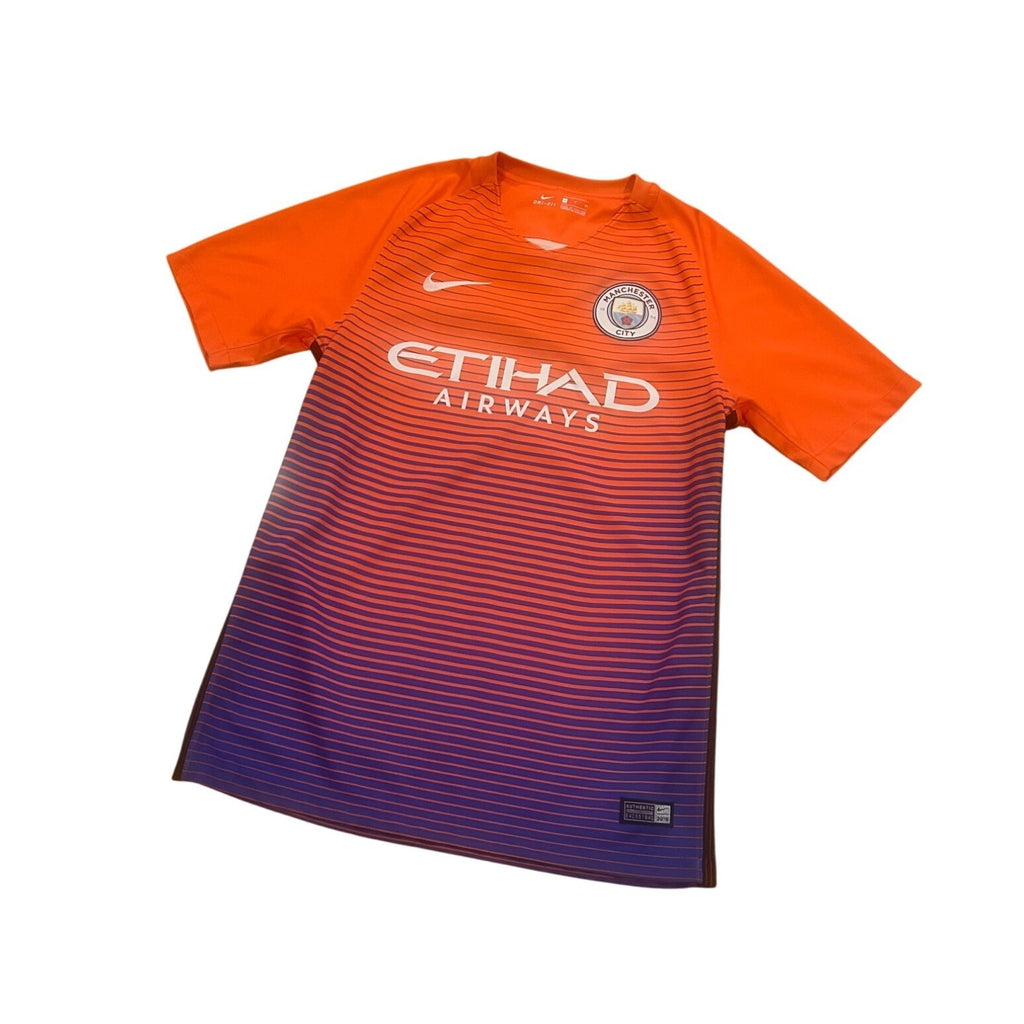 Nike 2016-17 Manchester City Third Kit Soccer Jersey Premier League Men's Small