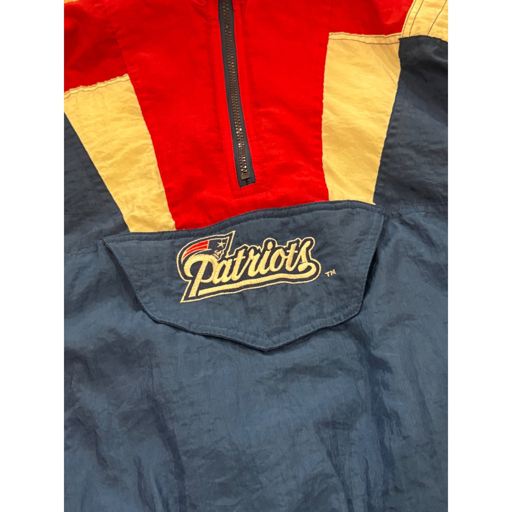 Vintage 1990's Starter New England Patriots Hooded Puffer Jacket Women's Youth L
