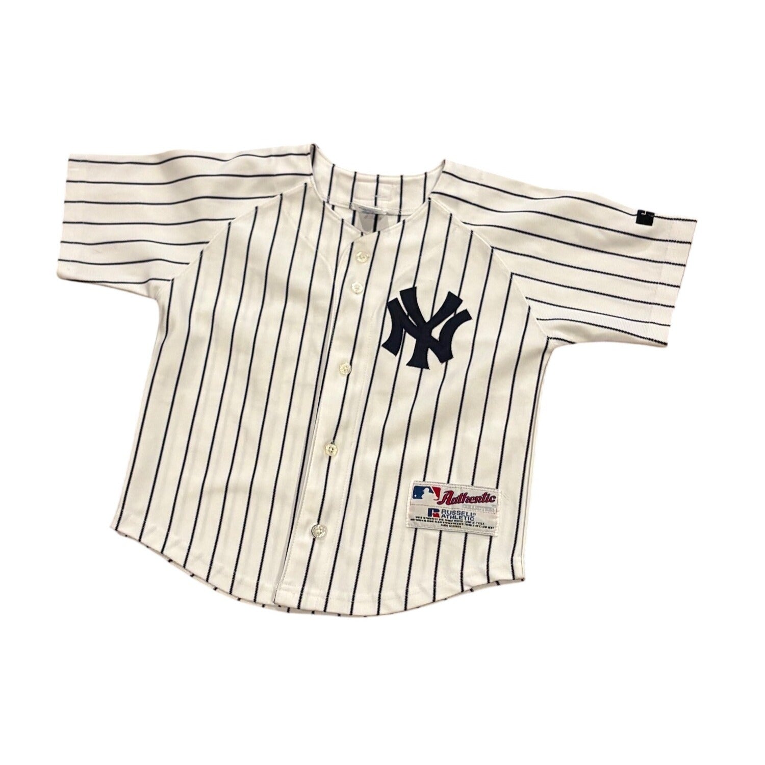 Vintage Russell Athletic New York Yankees David Justice #28 Youth 5/6 MLB Jersey