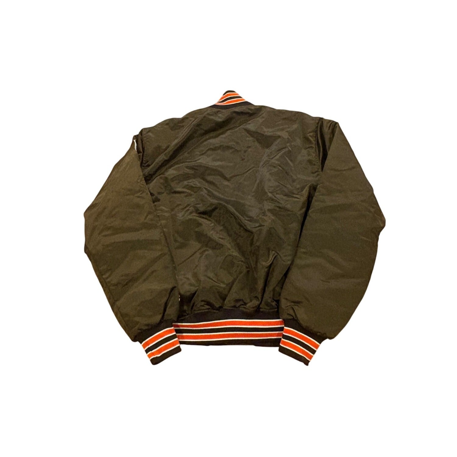 Vintage 80s Starter Cleveland Browns Authentic NFL Pro Line Satin Jacket Mens XL