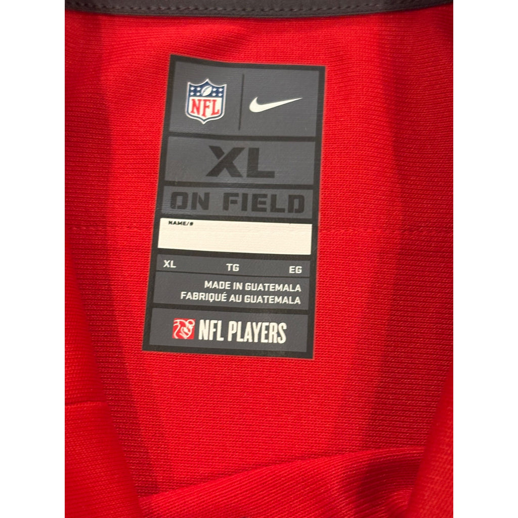 Nike New England Patriots Tom Brady #12 Red Throwback NFL Jersey Men's Large