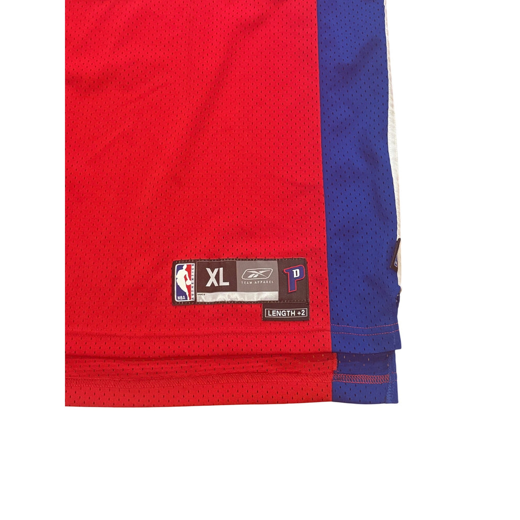 Reebok Detroit Pistons Chauncey Billups #1 Stitched NBA Swingman Jersey Red XL