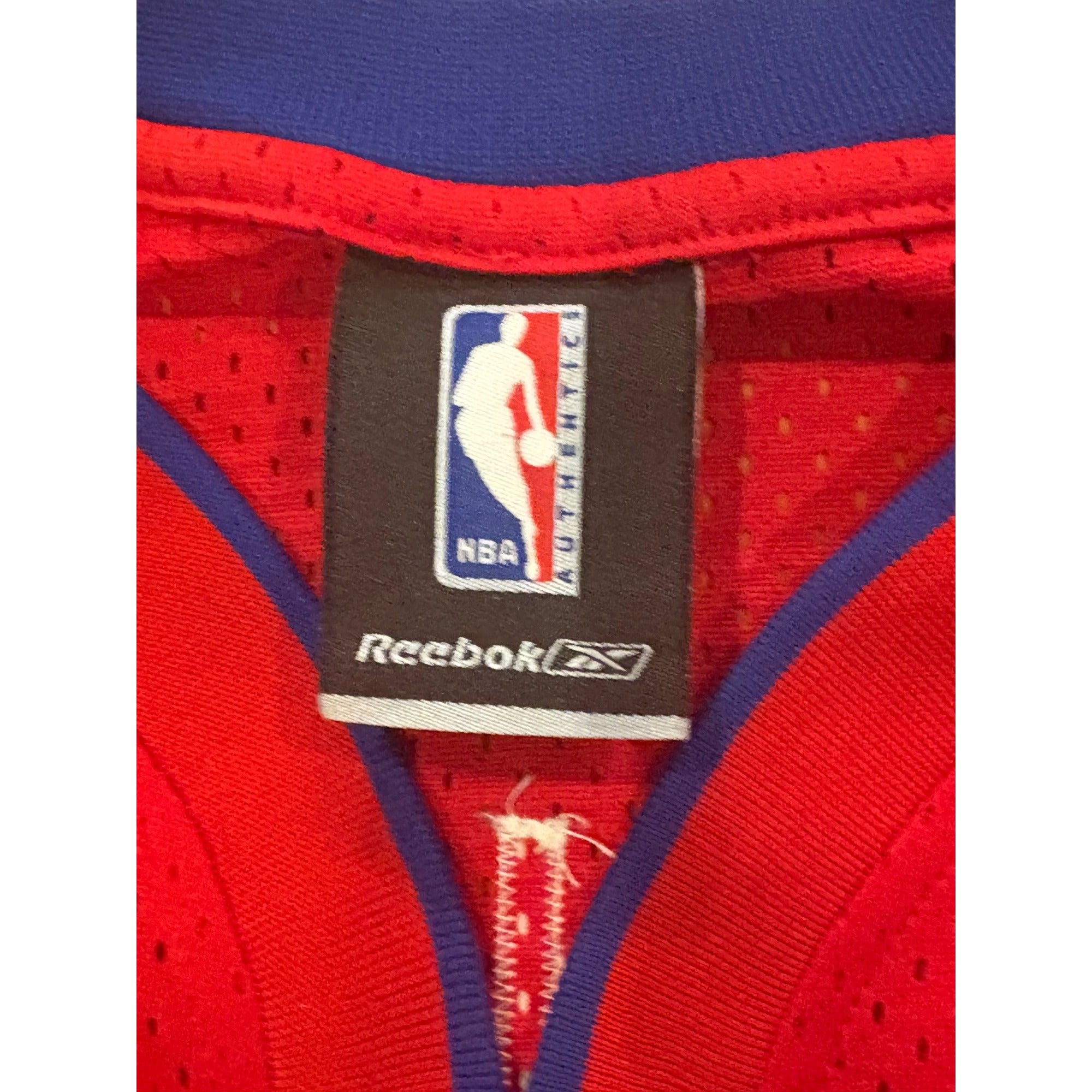 Reebok Detroit Pistons Chauncey Billups #1 Stitched NBA Swingman Jersey Red XL