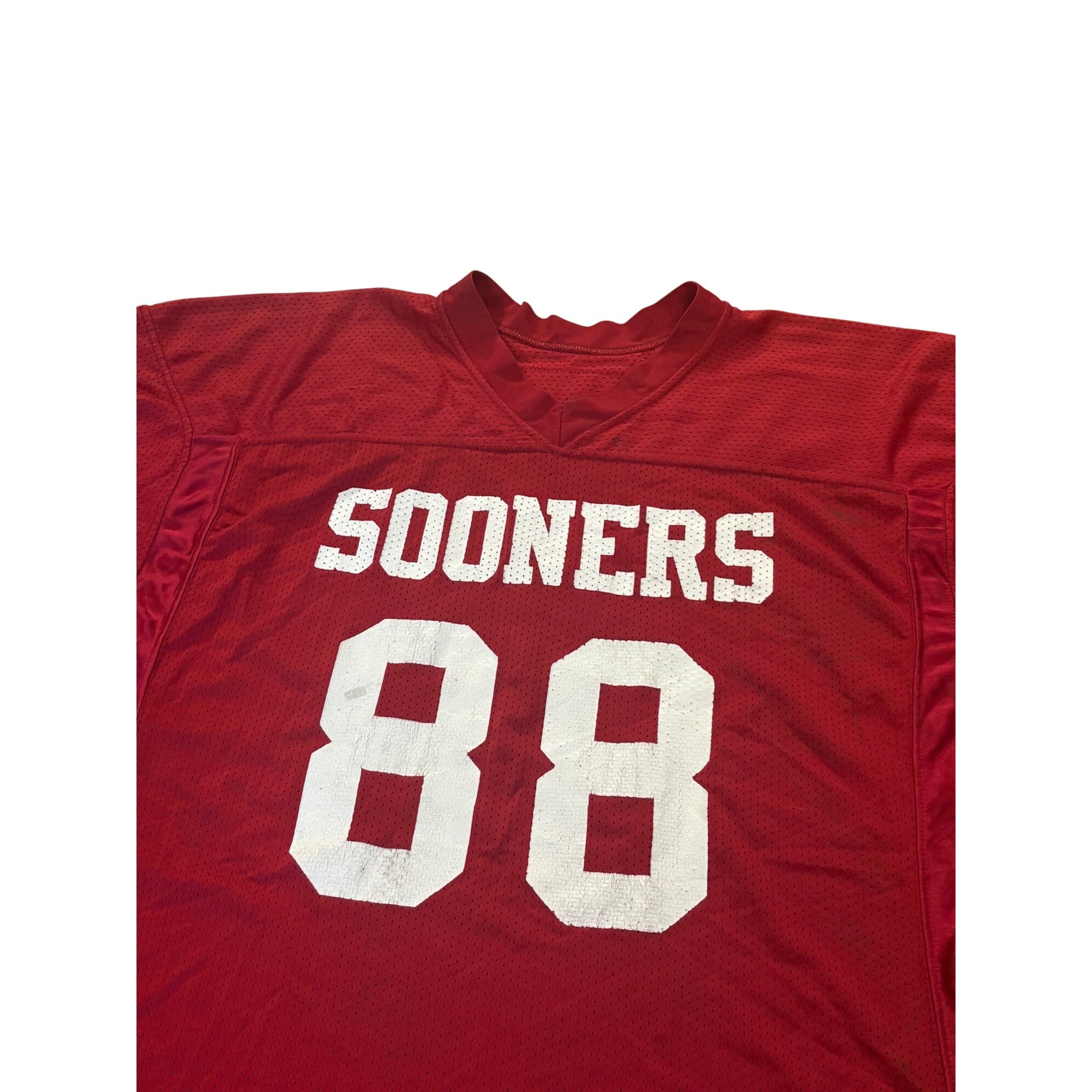 Rare 90s Game Worn Oklahoma Sooners Tim Daughtry #88 Football Jersey Men's 48