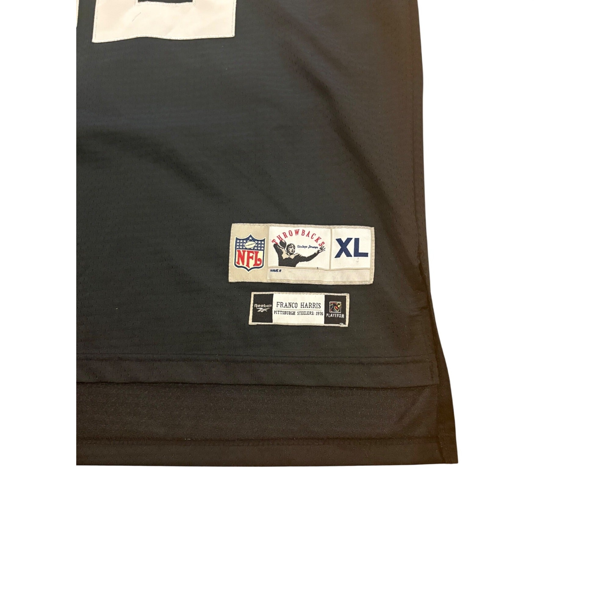 Reebok NFL Throwbacks Pittsburgh Steelers Franco Harris #32 Football Jersey XL