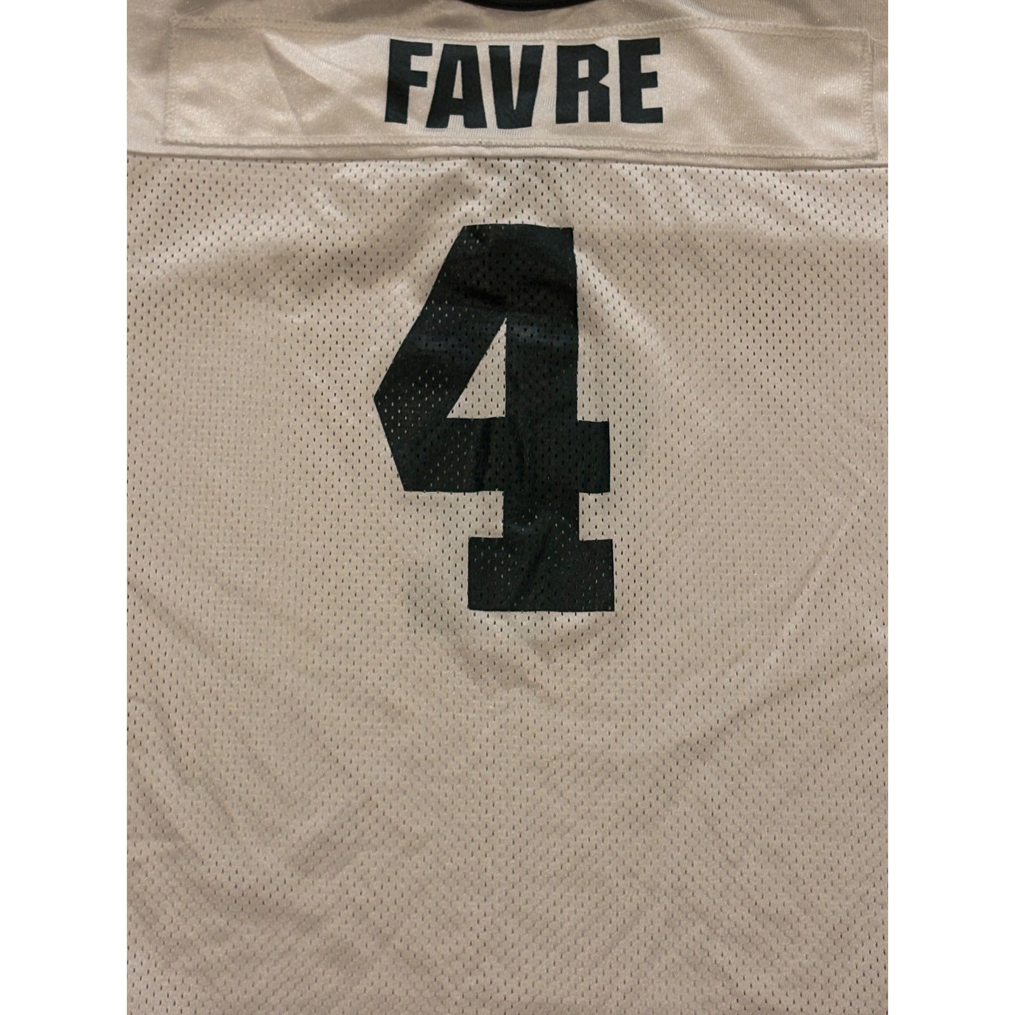 Vintage 90's Wilson Green Bay Packers Brett Favre #4 White NFL Jersey Youth L