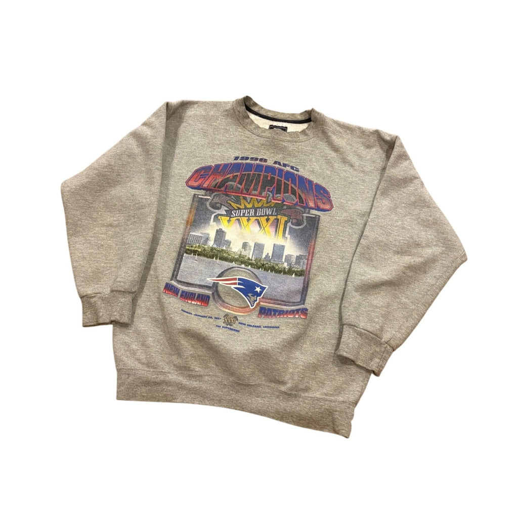 Vintage Starter New England Patriots 1996 AFC Champions Crewneck Sweatshirt M