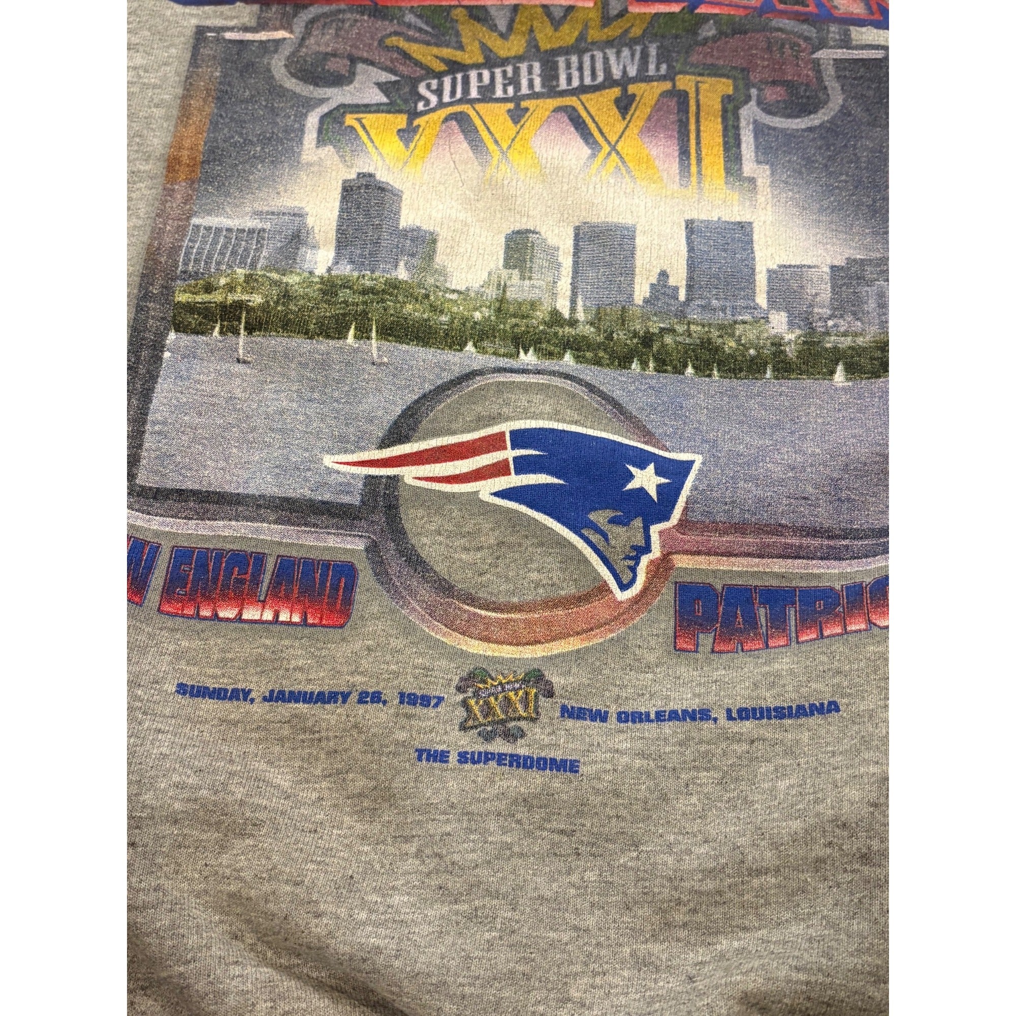 Vintage Starter New England Patriots 1996 AFC Champions Crewneck Sweatshirt M