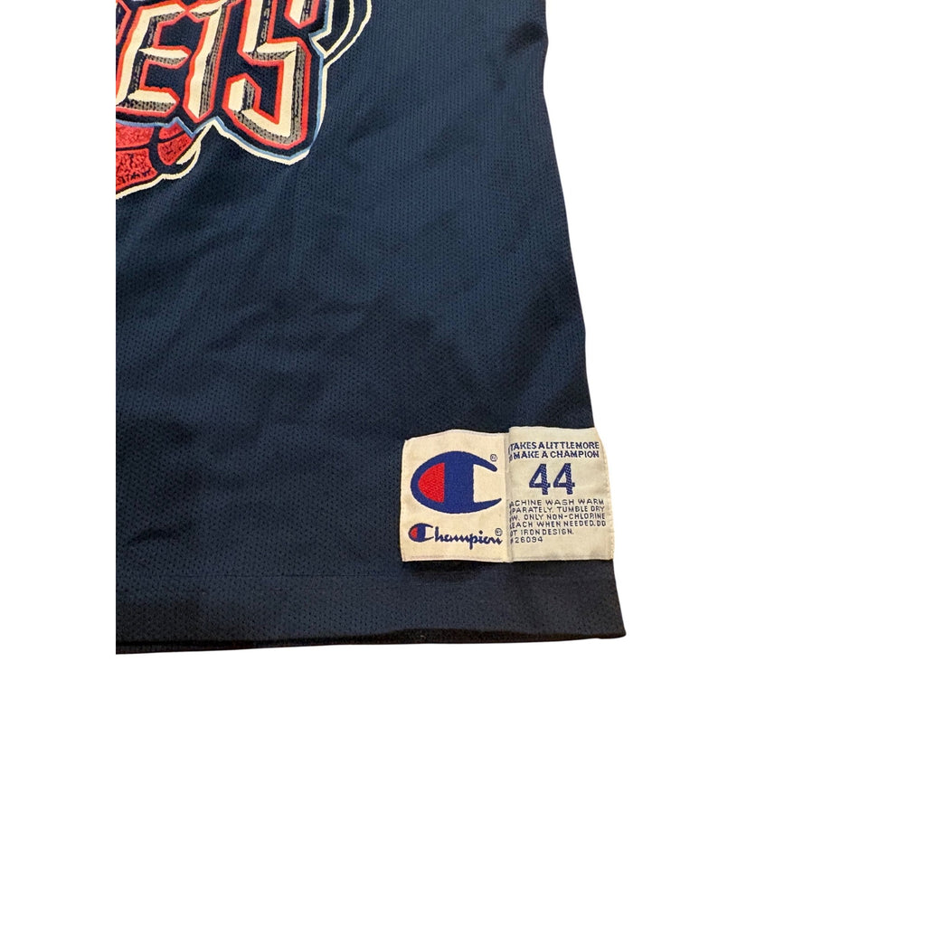 Vintage 90s Champion Houston Rockets Sam Cassell #10 NBA Basketball Jersey 44