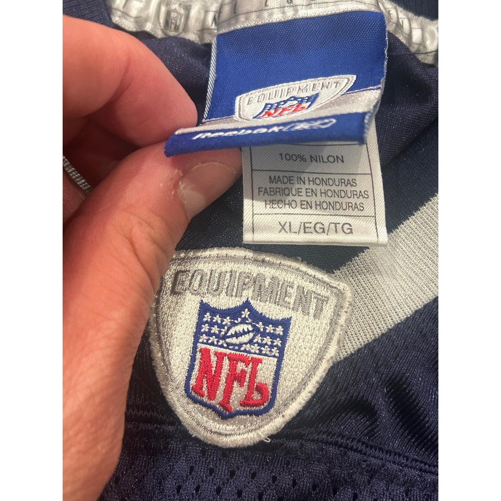 Reebok New England Patriots Corey Dillon #28 Blue NFL Jersey Men's Size XL