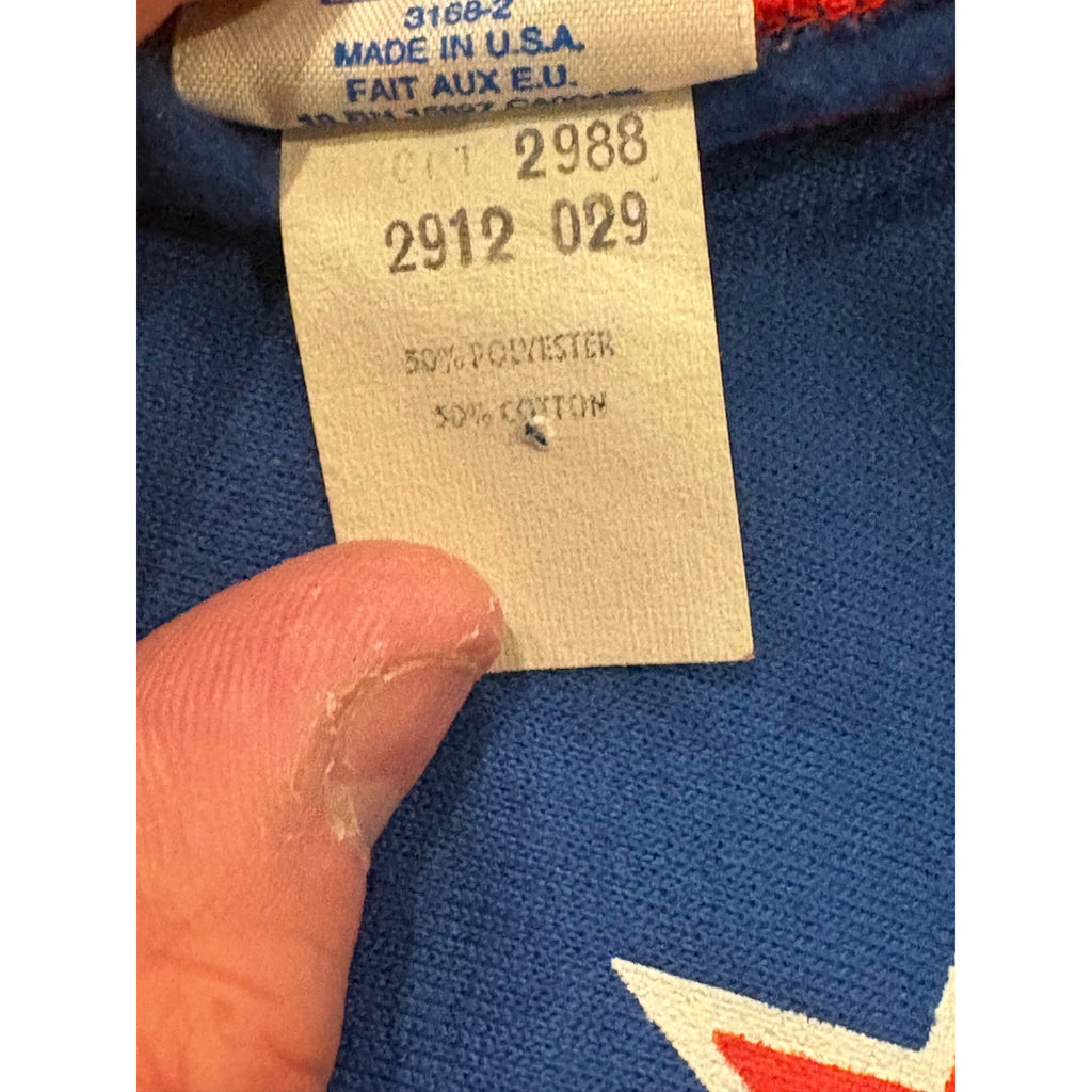 Rare Vintage 80s New England Patriots All Over Print NFL Crewneck Sweatshirt L