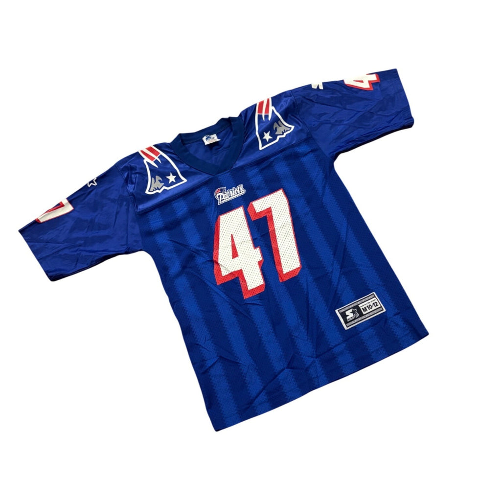 Vintage 90s Starter New England Patriots Robert Edwards #47 NFL Jersey Youth Lg