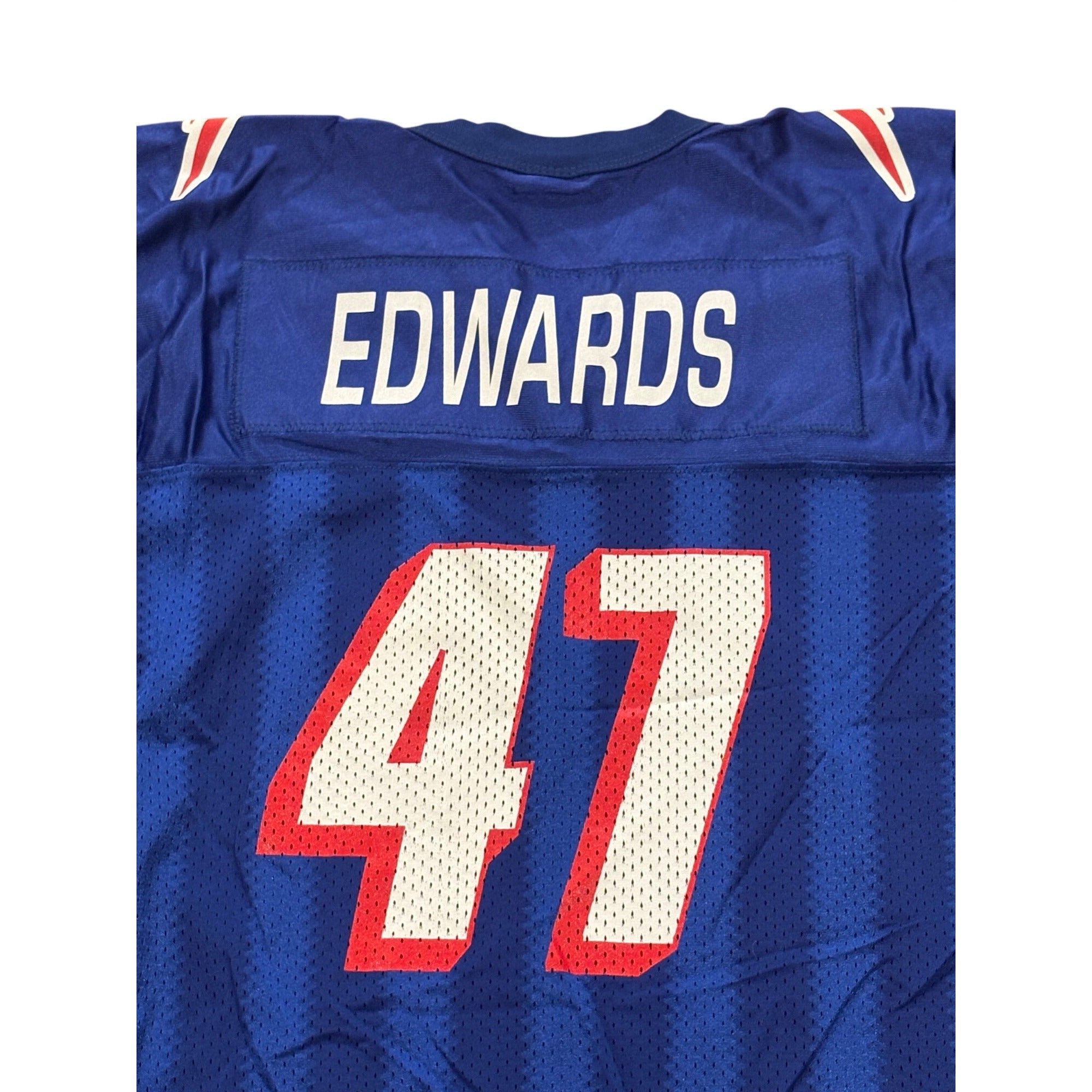 Vintage 90s Starter New England Patriots Robert Edwards #47 NFL Jersey Youth Lg