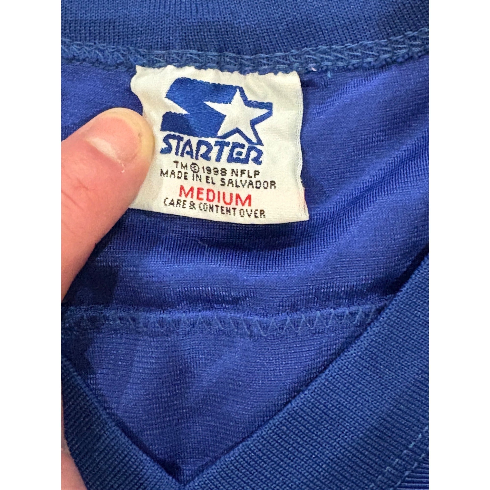 Vintage 90s Starter New England Patriots Robert Edwards #47 NFL Jersey Youth Lg