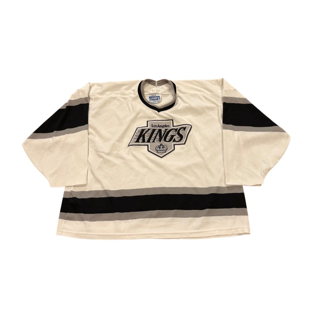 Vintage 1980's CCM Gerry Cosby Los Angeles Kings Stitched NHL Hockey Jersey XL