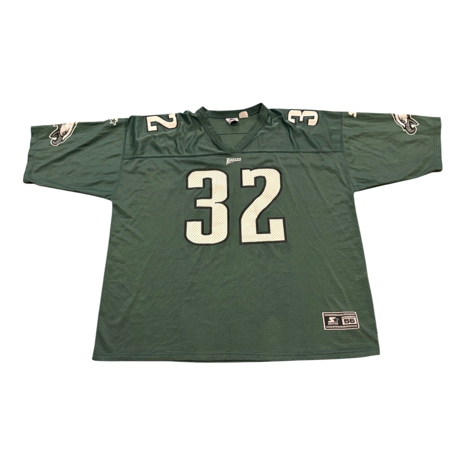 Vintage 90s Starter Philadelphia Eagles Ricky Watters #32 NFL Jersey Men's 3XL