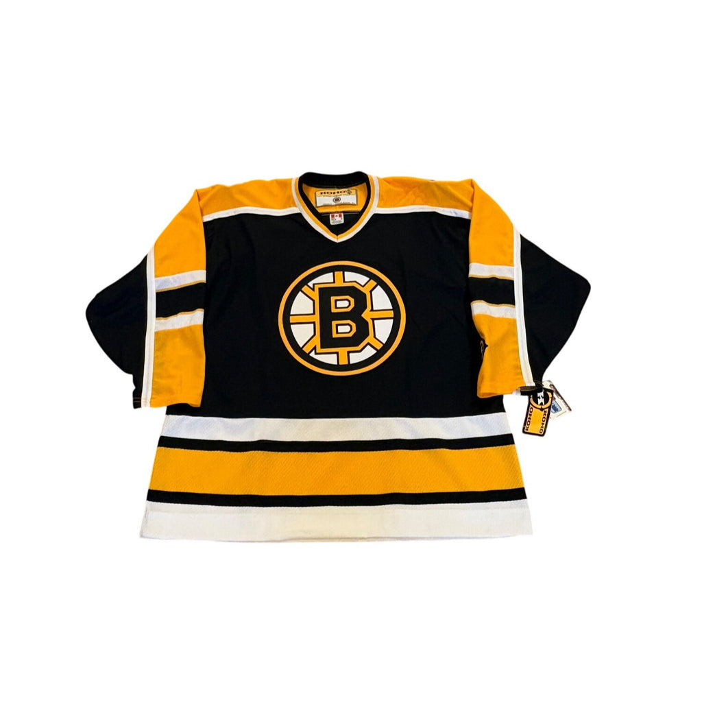 NWT Vintage 2002 KOHO Air Knit Boston Bruins NHL Hockey Team Jersey Men's XL