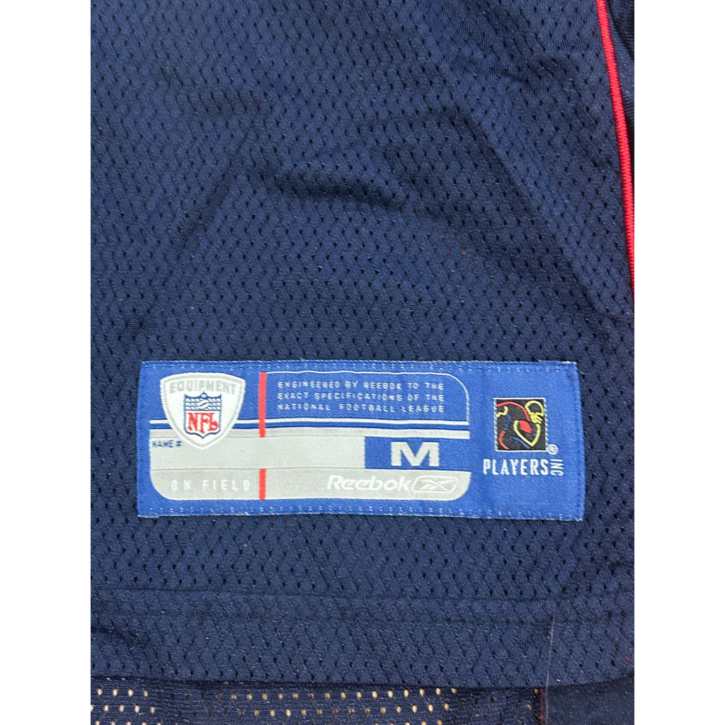 Reebok New England Patriots Rodney Harrison #37 Blue NFL Jersey Men's Medium