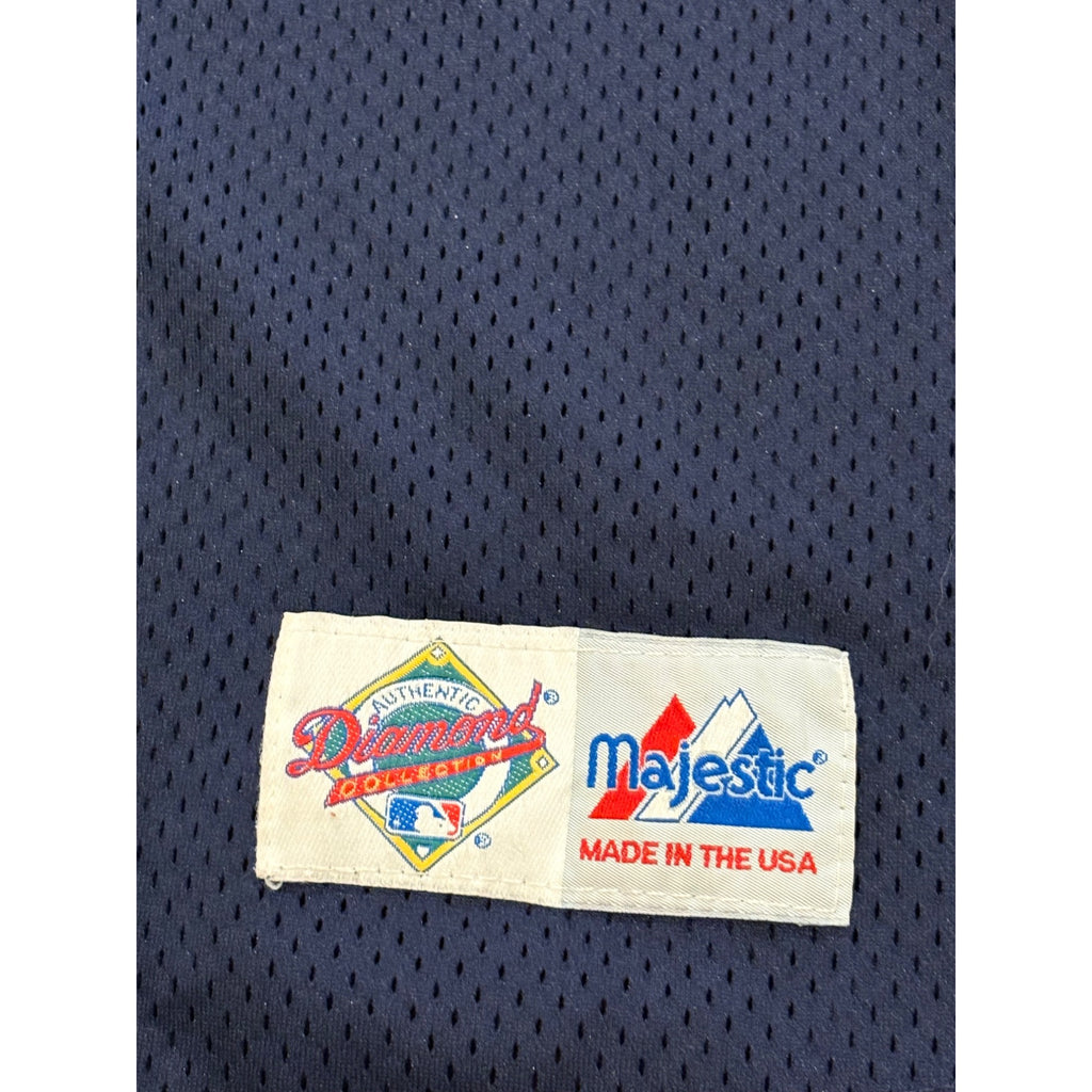 Rare 90's New York Yankees Chad Curtis #28 Majestic Diamond Collection Jersey L