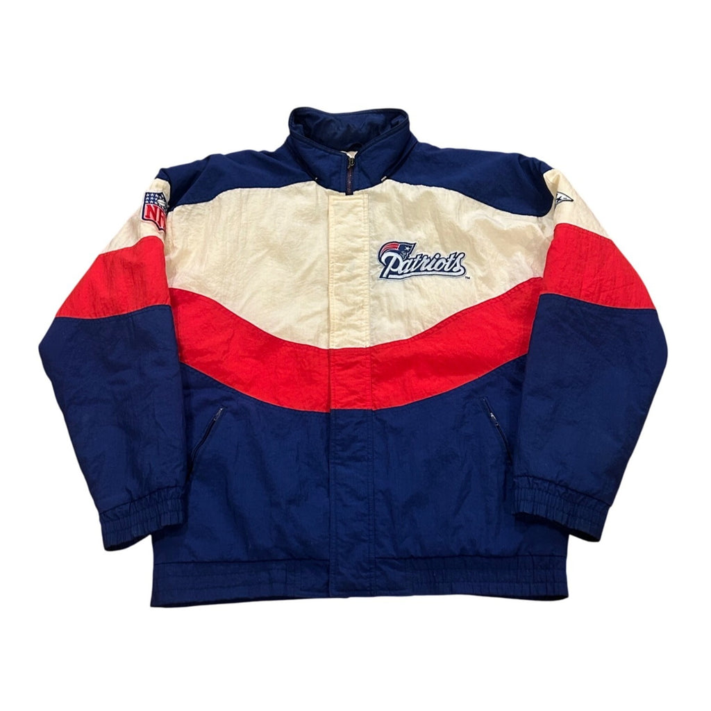Vintage 1990's New England Patriots Apex One Authentic Pro Line Puffer Jacket M