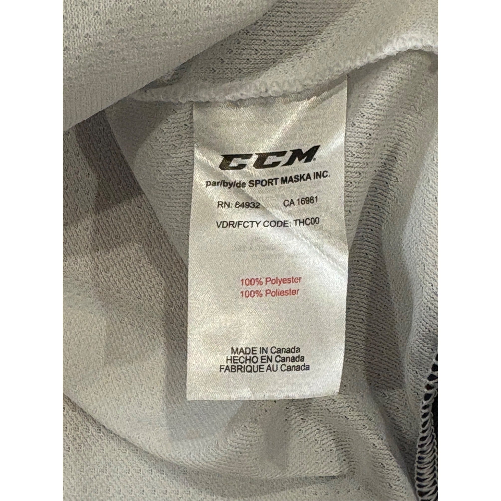 Rare CCM Evansville IceMen Defunct ECHL Hockey Jersey White Men's 2XL