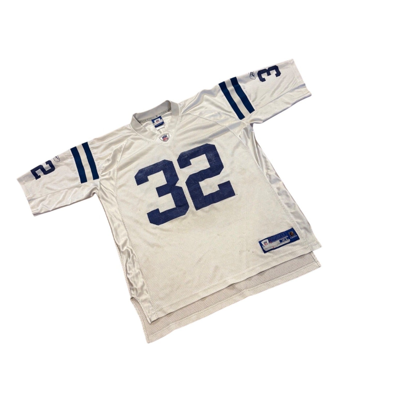 Reebok Indianapolis Colts Edgerrin James #32 White NFL Football Jersey Men's XL