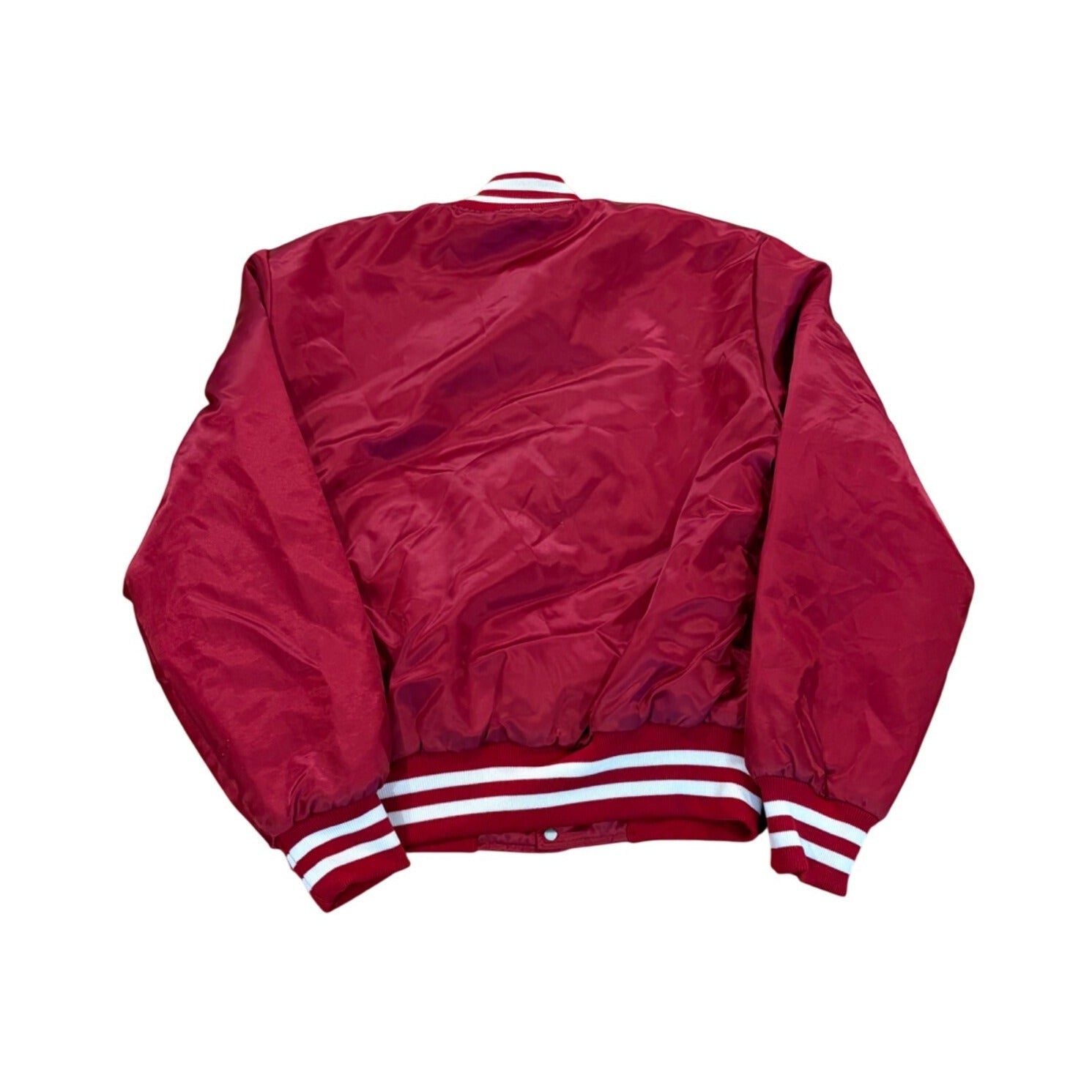 Vintage 1980's University of Alabama Crimson Tide Halloway Satin Jacket Men's L