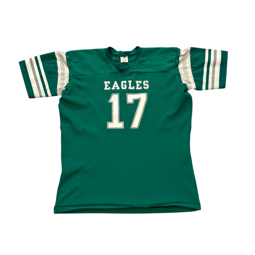 Vintage 1980's Rawlings Philadelphia Eagles #17 NFL Football Jersey Men's Large