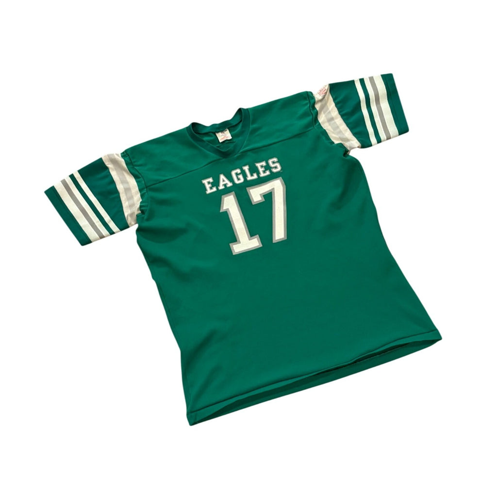 Vintage 1980's Rawlings Philadelphia Eagles #17 NFL Football Jersey Men's Large