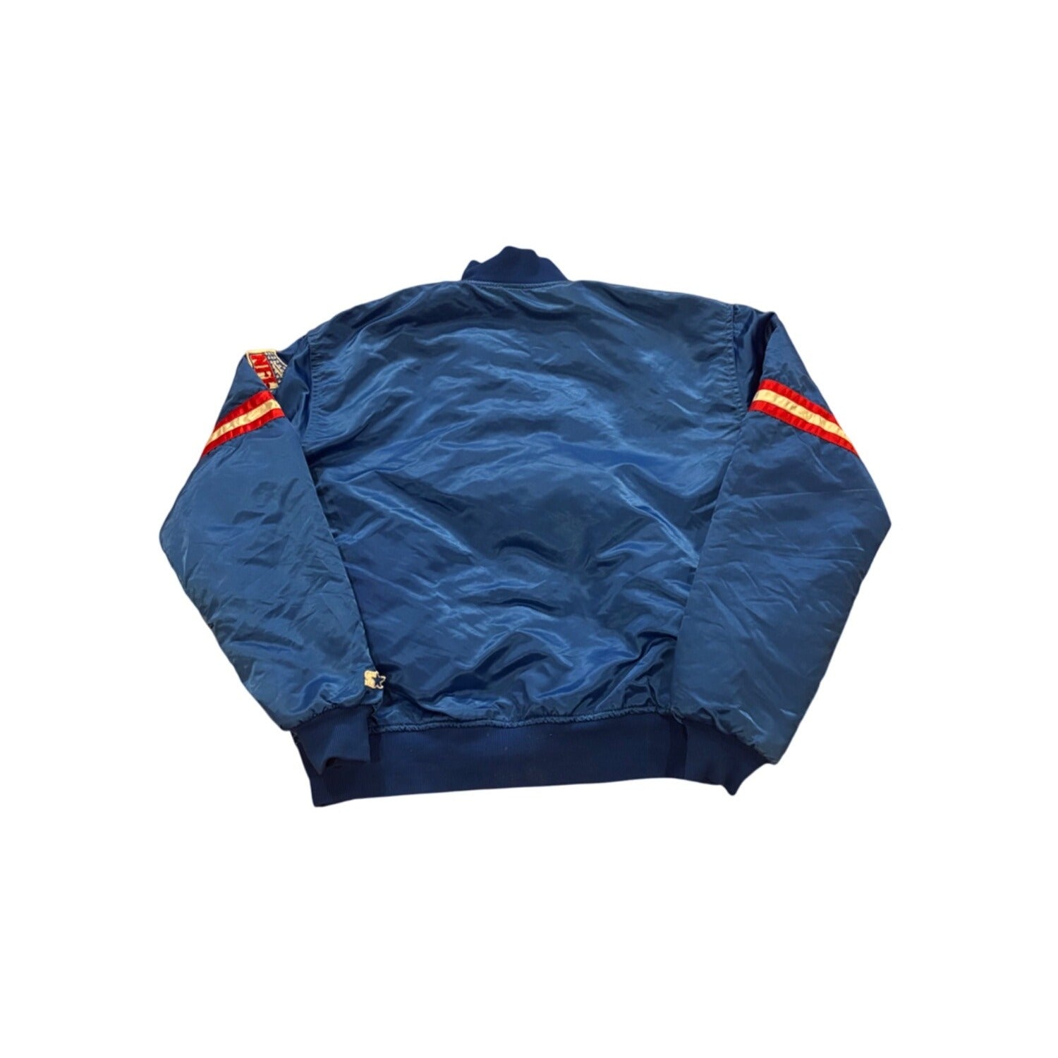 Vintage 1980's Starter Buffalo Bills NFL Pro Line Satin Jacket Blue Men's XL