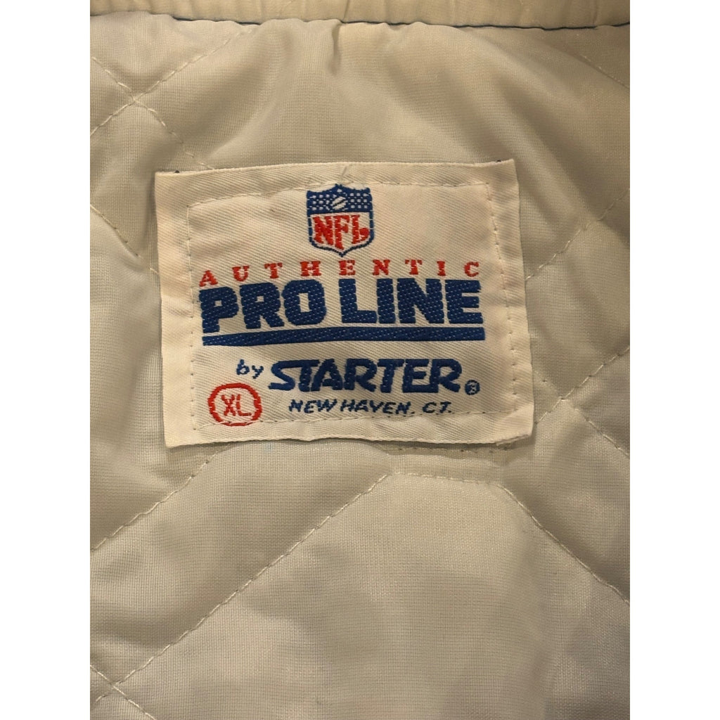 Vintage 1980's Starter Buffalo Bills NFL Pro Line Satin Jacket Blue Men's XL
