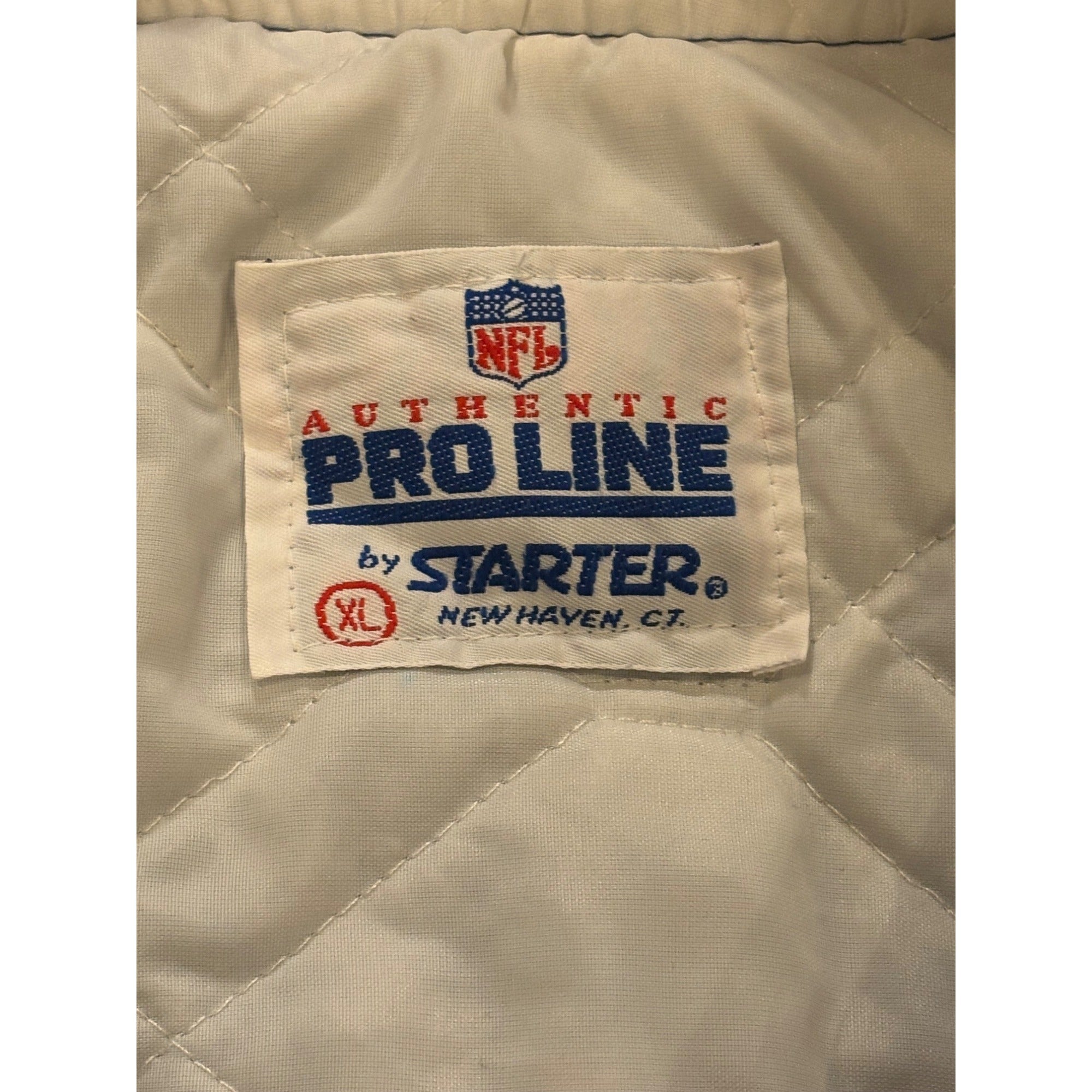 Vintage 1980's Starter Buffalo Bills NFL Pro Line Satin Jacket Blue Men's XL